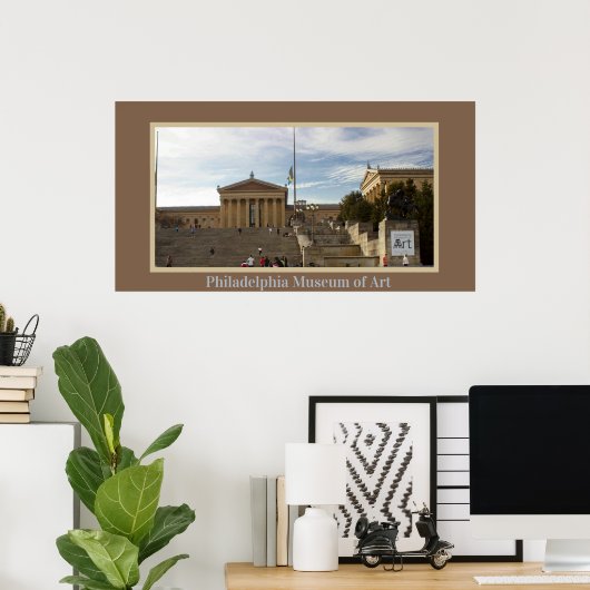 Poster Musée d'art de Philadelphie (Bureau à domicile)