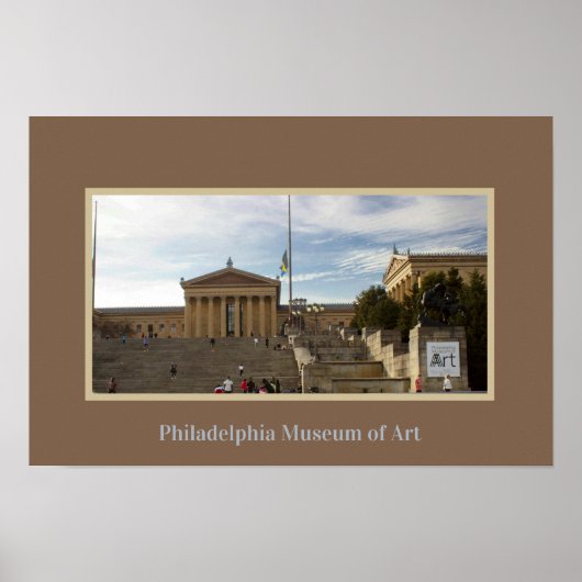 Poster Musée d'Art de Philadelphie (Devant)