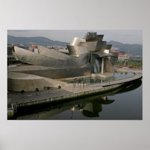 Poster Musée de Guggenheim à Bilbao, Espagne