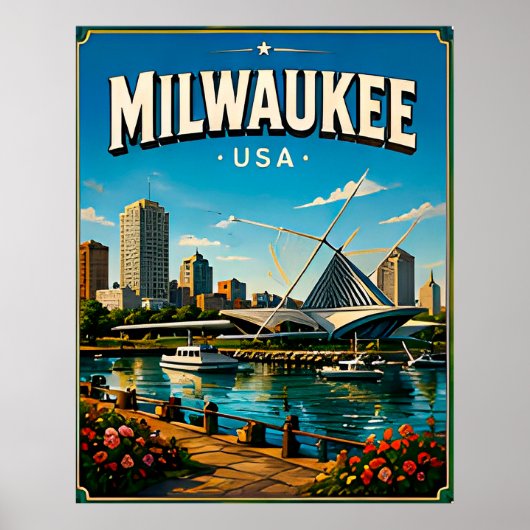 Poster Musée de Milwaukee Lakefront (Devant)