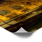 Poster Musée d'Orsay à Paris la nuit (Coin)