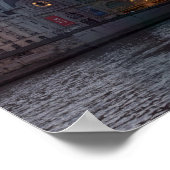 Poster Musée d'Orsay Transition de jour en nuit - Paris (Coin)