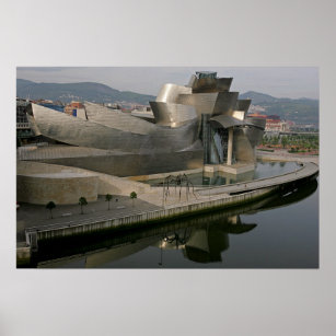 Poster Musée Guggenheim à Bilbao, Espagne