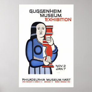 Poster Musée Guggenheim Exposition Musée de Philadelphie