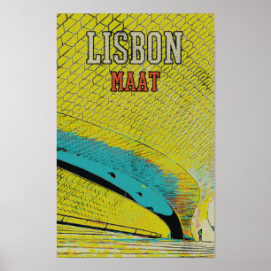 Poster Musée MAAT à Lisbonne Portugal