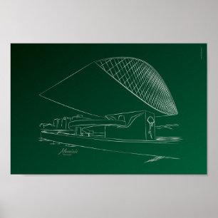 Poster Musée Oscar Niemeyer