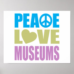 Poster Musées d'amour de paix