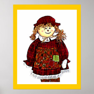 Poster MUSEUM Série Artiste Images Computer StrawGirl