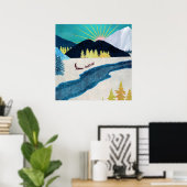 Poster Musher du matin (Bureau à domicile)