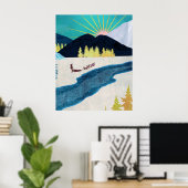 Poster Musher du matin (Bureau à domicile)