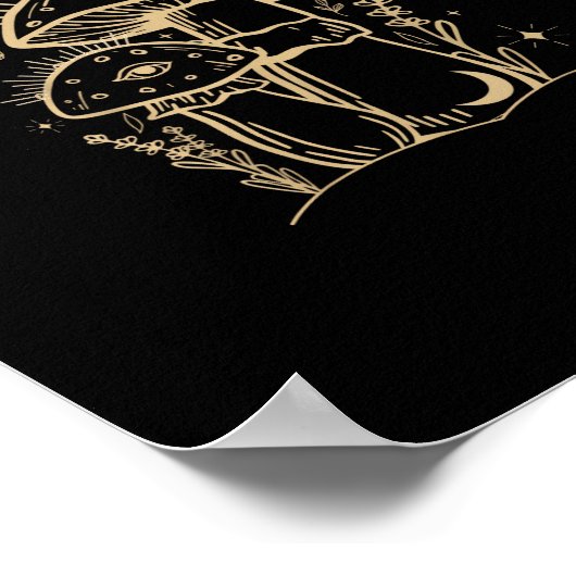 Poster Mushrooms & Minimalism Cottage Aesthetic Goblinco (Coin)