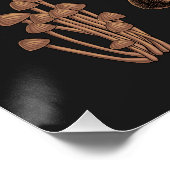 Poster Mushrooms sauvages (Coin)