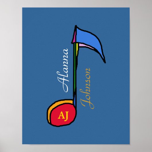 Poster music (Devant)