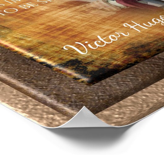 Poster Music Expression -- Victor Hugo Quote - Art Print (Coin)
