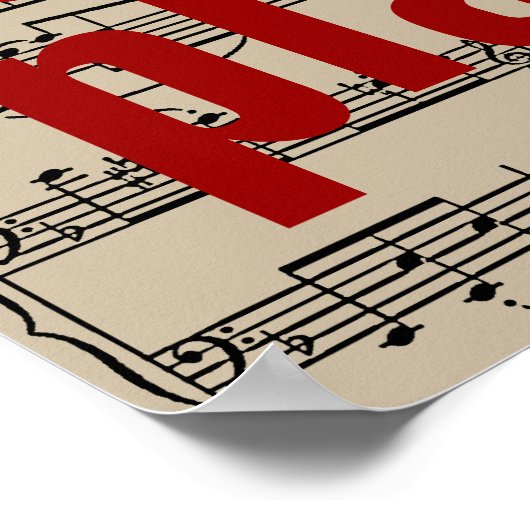 Poster music just (Coin)