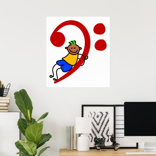 Poster Music Kid (Bureau à domicile)