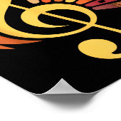 Poster Music Note Symbol Turkey Teacher Fall Thanksgiving (Coin)