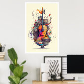 Poster Music Party (Bureau à domicile)