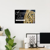 Poster Music Quote - Motivational Leadership Quotes (Bureau à domicile)