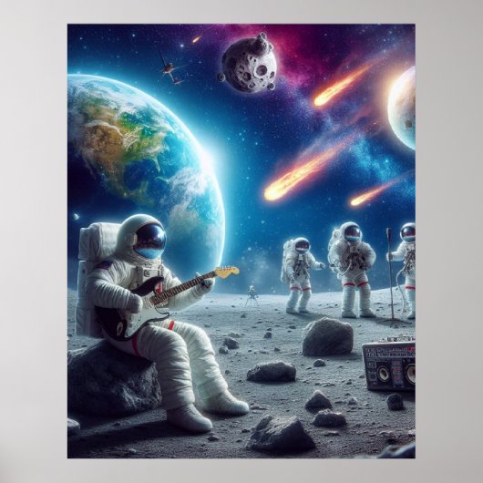 Poster Musica Espacial (Devant)