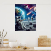 Poster Musica Espacial (Cuisine)
