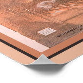 Poster musical de la feuille de blues Éffrayante-O (Coin)