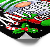 Poster Musical Gnome Christmas Pajamas Matching Family Gr (Coin)