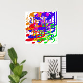 Poster musical Rainbow (Bureau à domicile)