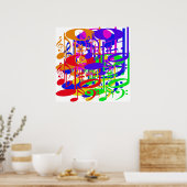 Poster musical Rainbow (Cuisine)