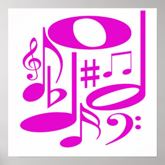 Poster musical rose