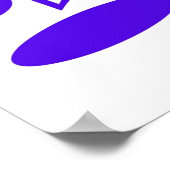 Poster musical violet (Coin)