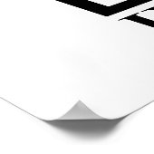 Poster Musicalement incliné (Coin)