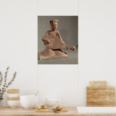 Poster Musicien assis jouant un luth, de (Cuisine)