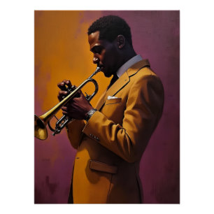 Poster Musicien de la Renaissance de Harlem