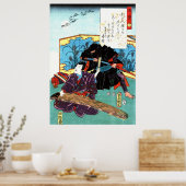 Poster Musicien et Ninja 1853 (Cuisine)