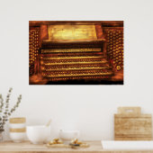 Poster Musicien - Organiste - Orgue du tuyau (Cuisine)