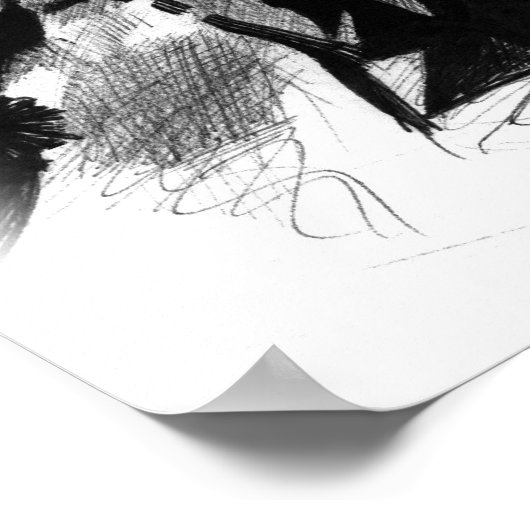 Poster musicien samouraï (Coin)