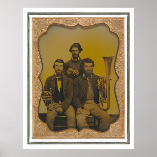 Poster Musiciens avec leurs instruments (40473)