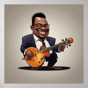 Poster musiciens de jazz