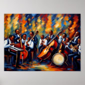 Poster Musiciens de jazz (Devant)
