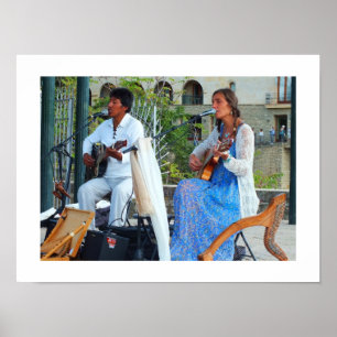 Poster Musiciens en Espagne