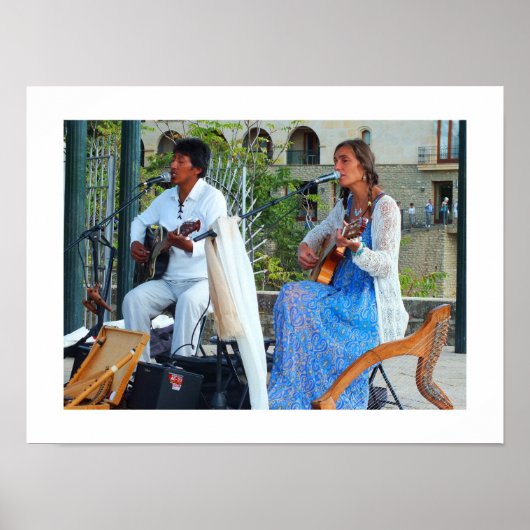 Poster Musiciens en Espagne (Devant)