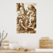 Poster Musiciens médiévaux 1524 (Cuisine)