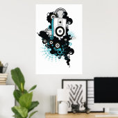 Poster musique (Bureau à domicile)