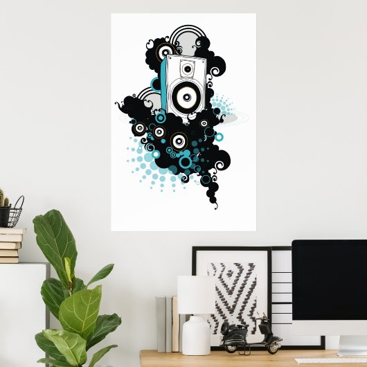 Poster musique (Bureau à domicile)