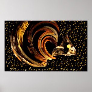 Poster Musique à mon âme_Affiche_par Elenne Boothe