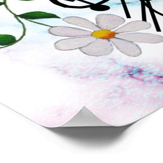 Poster "Musique à quoi ressemblent les sentiments" Notes  (Coin)