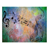 Poster musique abstraite (Devant)