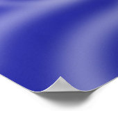 Poster Musique bleue (Coin)