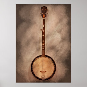 Poster Musique - Corde - Banjo